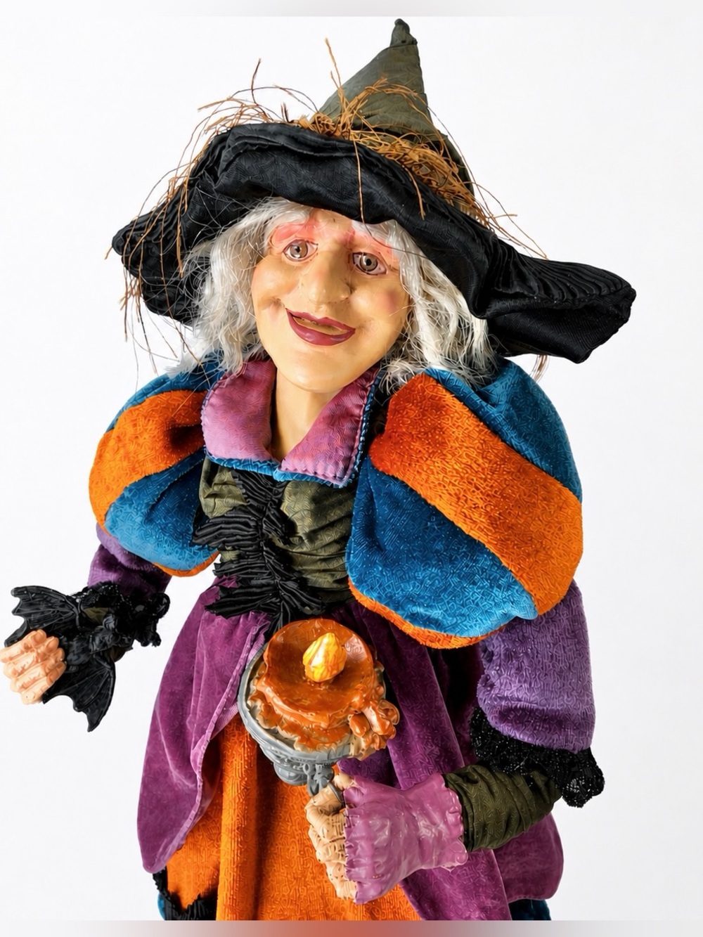 Vintage 20” Halloween Witch Figure Large Fall Decor Doll - Picture 4 of 14